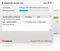 BitDefender Security Scan screenshot