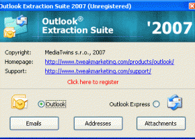 Outlook Extraction Suite 2007 screenshot
