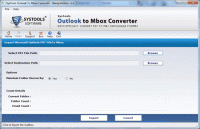 Outlook to Mbox Tool screenshot