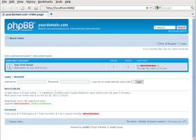 BitNami phpBB Stack screenshot