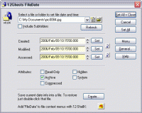 12Ghosts FileDate screenshot