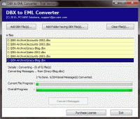 DBX to EML Conversion screenshot