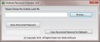 Password Recovery for Outlook 2010 screenshot