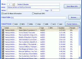 Free CD to WAV MP3 WMA AMR AC3 AAC Ripper screenshot