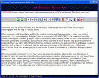 Forever Yours Autobiography Maker Lite screenshot