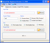 emltohtml screenshot