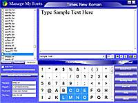 Manage My Fonts screenshot