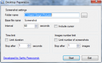 Desktop Paparazzo screenshot