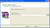 Recovery Toolbox for RAR screenshot