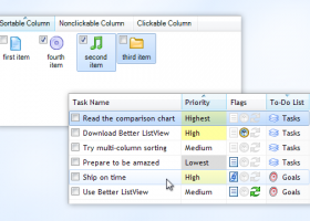 Better ListView screenshot
