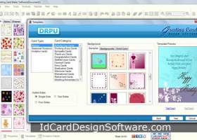 Greeting Card Design Software screenshot