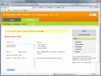 Atomic SMS Sender screenshot