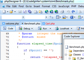 PHP Designer screenshot