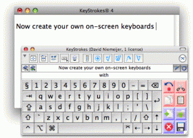 KeyStrokes screenshot