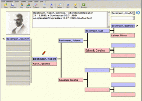 Ahnenblatt screenshot