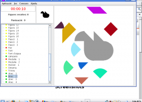 Peces (tangram game) screenshot