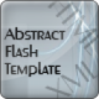 Abstract Website Template - HTML details - XML Gallery - AS3 Project screenshot