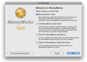 MoneyWorks Gold screenshot