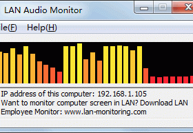 LAN Audio Monitor screenshot