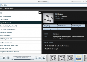 Grooveshark screenshot
