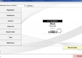 Event Track Event Management Software screenshot
