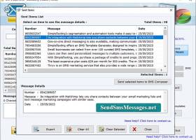 Bulk SMS Software for BlackBerry screenshot