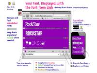 DiskFonts font viewer and manager screenshot