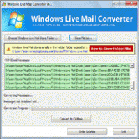 Windows Mail Export to Outlook Converter screenshot