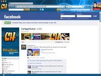 CollegeHumor IE Browser Them screenshot