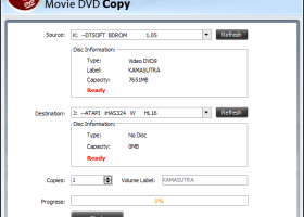 GiliSoft Movie DVD Copy screenshot