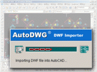 AutoDWG DWF to DWG Importer screenshot