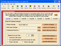 CVData Blackjack Simulator screenshot