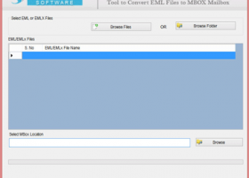 EML to MBOX Converter screenshot
