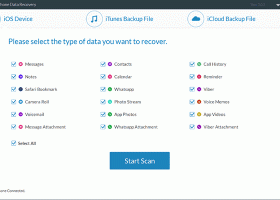 Free Trial iPhone Data Recovery for Wins screenshot