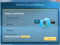 Touro Cloud Backup screenshot