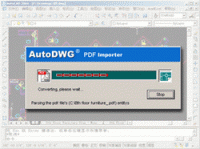 AutoDWG PDF to DWG Converter screenshot
