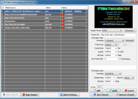 IP Video Transcoding Live! screenshot
