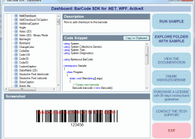 Bytescout BarCode Generator screenshot