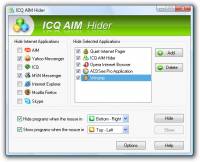 ICQ AIM Hider screenshot