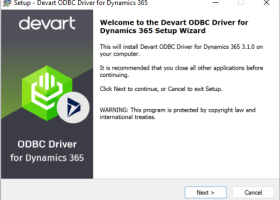 Devart ODBC Driver for Dynamics 365 screenshot