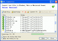 EOL Converter screenshot