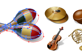Icons-Land Musical Instruments Vector Icons screenshot