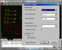 BOM4CAD 2010 - Automatic numbering screenshot