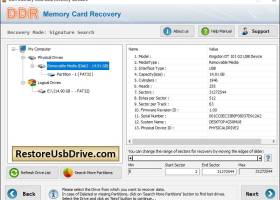 Restore Memory Card screenshot