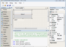 NSIS Dialog Designer screenshot