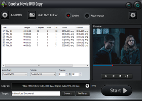 Goodisc Movie DVD Copy screenshot