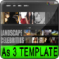Resizable Flash Template for Photographers screenshot