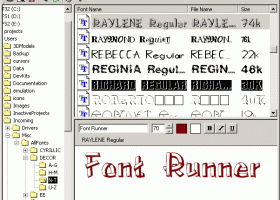 Font Runner x64 screenshot