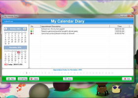 SSuite My Calendar Diary Portable screenshot