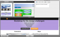 BootStrap Template Editor screenshot